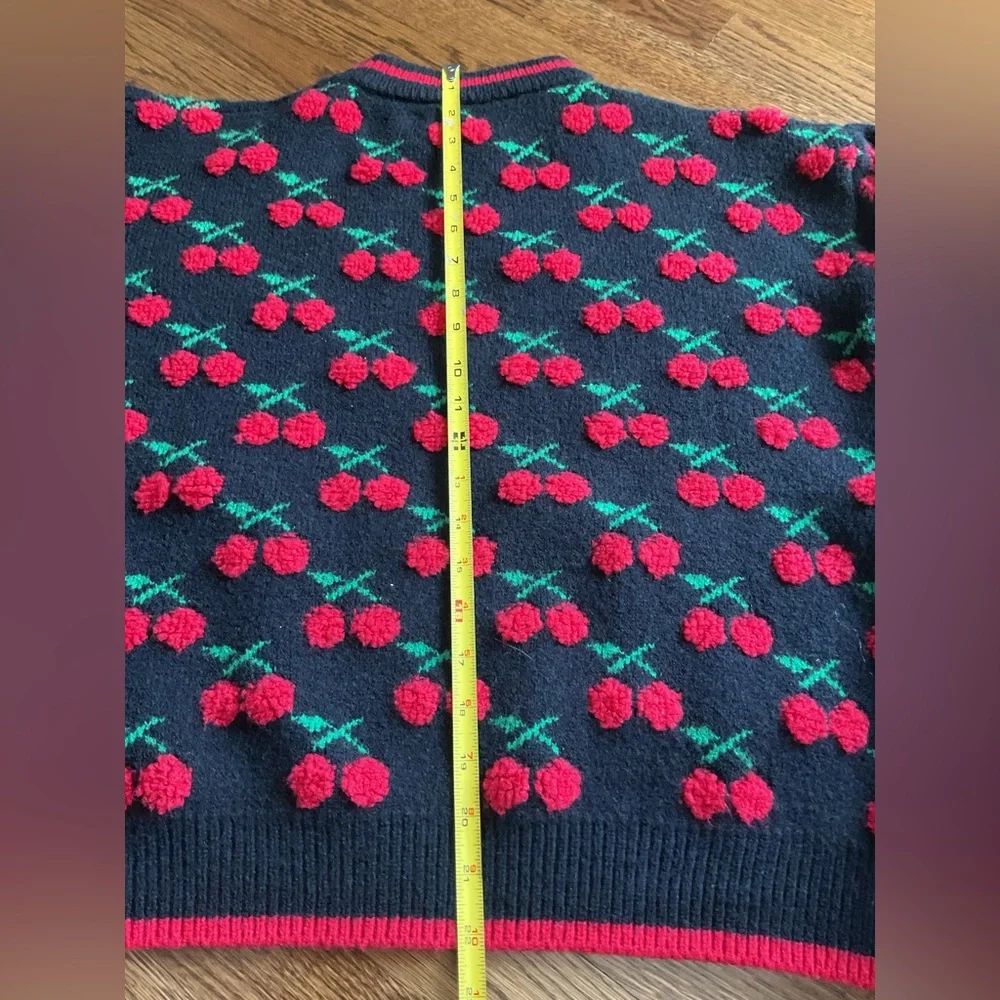 Cherry Patterned Sweater - Picture 11 of 12